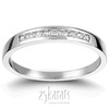 0.23 ct. t.w. Channel Set Princess Cut Diamond Wedding Band