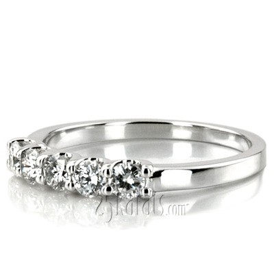 New Classic 5-Stone U-Prong Woman Anniversary Band (1/2 ct. tw.) thumbnail 8
