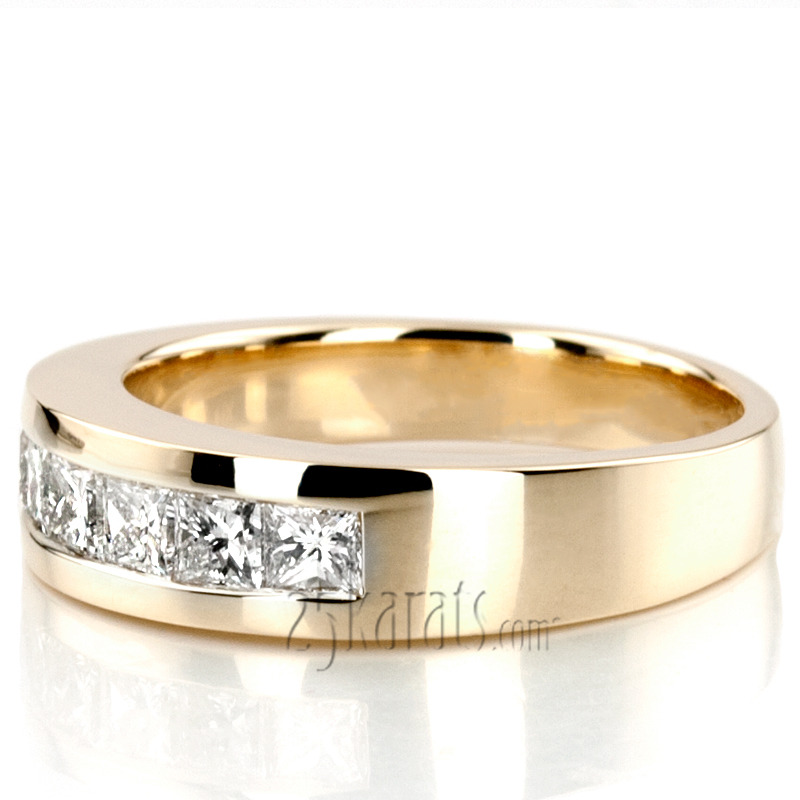 14K white gold 1.89 ct. Diamond Men's Ring - alternate view 4