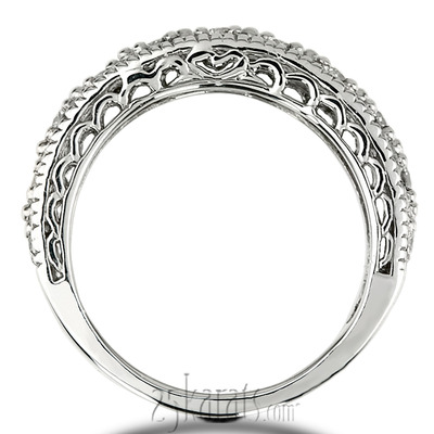 Antique Filigree Diamond Wedding Band (0.77 ct. tw.) thumbnail 3