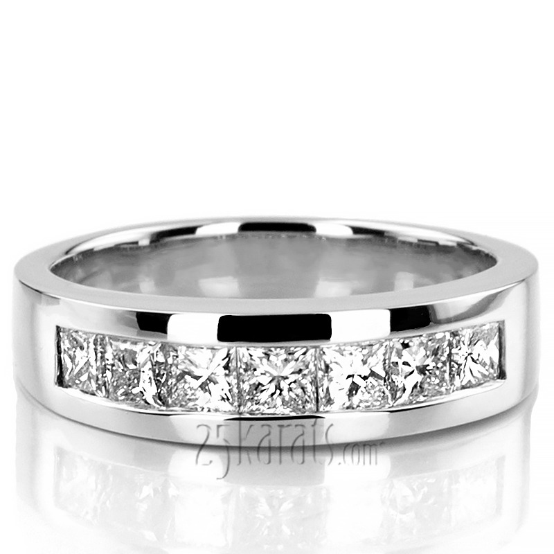 14K white gold 1.89 ct. Diamond Men's Ring - alternate view 5