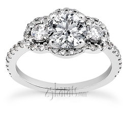 Three Stone Diamond Engagement Ring (5/8 ct. t.w.)