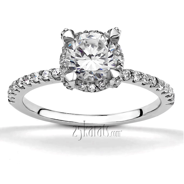 Elegant Shared Prong Diamond Engagement Ring (0.34ct. tw.)