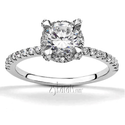 Elegant Shared Prong Diamond Engagement Ring (0.34ct. tw.)