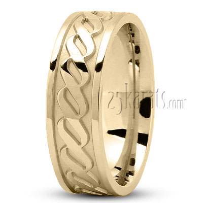 Flawless Fancy Wedding Band  - main view