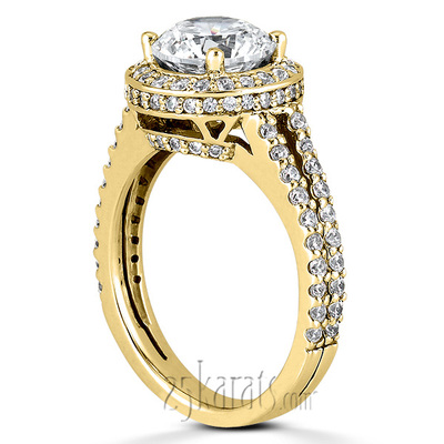 Round Prong Set Diamond Engagement Ring (0.90 ct. tw.) thumbnail 4