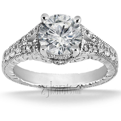 Split Shank Antique Diamond Engagement Ring (0.27 t.c.w.)