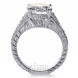 Split Shank Antique Diamond Engagement Ring (0.28 t.c.w.) thumbnail 2