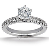 Round Prong Set Diamond Bridal Ring (0.44 ct.tw.)