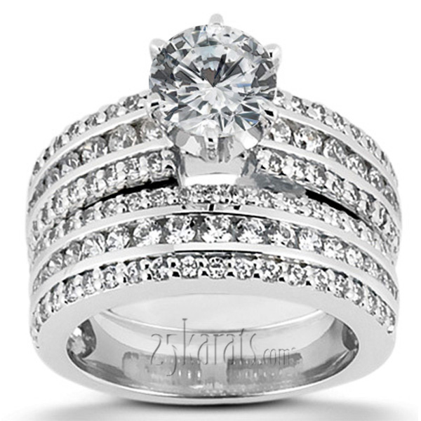 14K white gold Diamond Engagement Ring (0.52 ct. tw.) 8 - main view