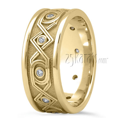 Celtic Knot Diamond Wedding Ring