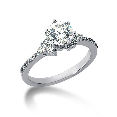 14K white gold Diamond Engagement Ring (0.25 t.c.w.) - alternate view 4