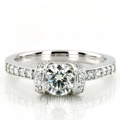 Contemporary Ribbon Diamond Ring (0.42 ct. tw.) thumbnail 4