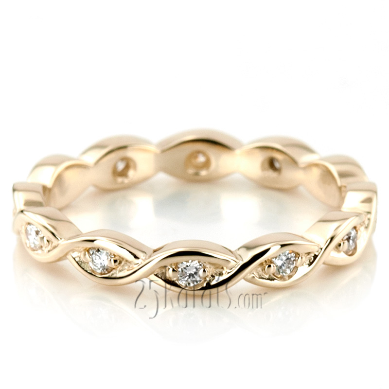 0.24 ct. Diamond Eternity Wedding Band 2 - view 5