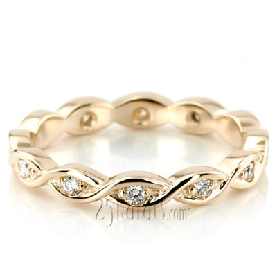 0.24 ct. Diamond Eternity Wedding Band 2 thumbnail 5