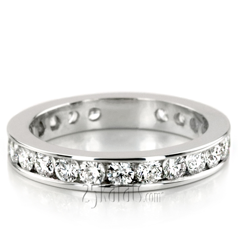 1.20 ct. Diamond Eternity Wedding Band 2 - view 5