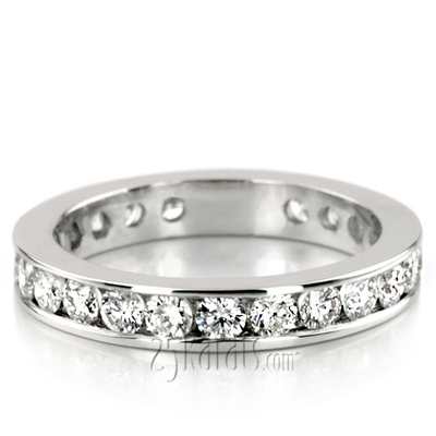 1.20 ct. Diamond Eternity Wedding Band 2 thumbnail 5