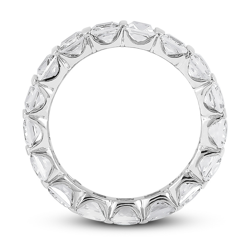 14K white gold 2.10 ct. Diamond Eternity Wedding Band 3 - alternate view 2
