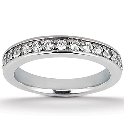 14K white gold Compliments To You Wedding Band (1/3 ct. tw.) - main view