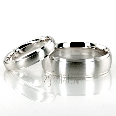 Partypro 56025 His and Hers Ball/Chain Wedding Rings