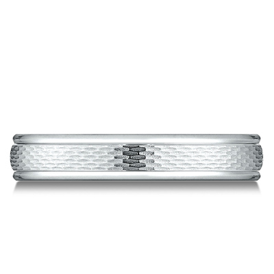 Benchmark Comfort-Fit Round Edge Mesh Center Design Band - view 4 of 9