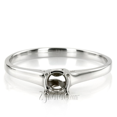 Classic Trellis Solitaire Engagement Ring thumbnail 5