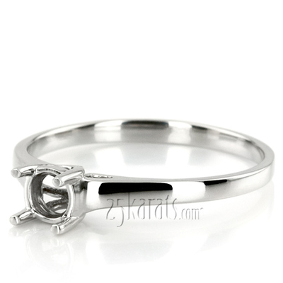 Classic Trellis Solitaire Engagement Ring thumbnail 6