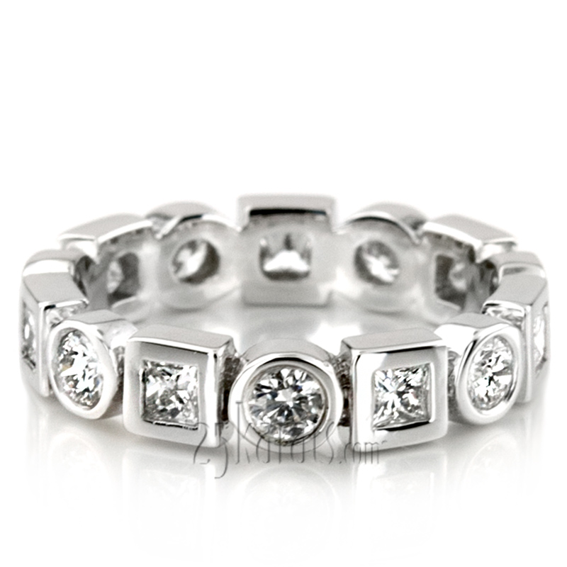 1.12 ct. Diamond Eternity Wedding Band 1 - view 4