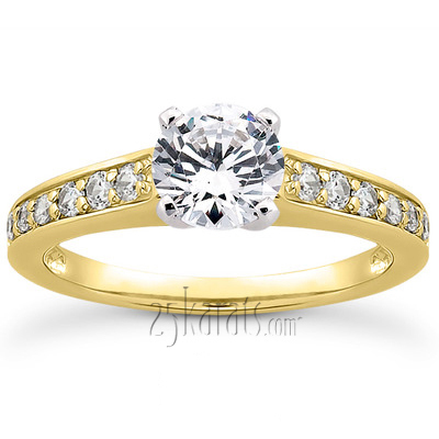 18K white gold Diamond Accented Bridal Ring (0.23 t.c.w.) - alternate view 28