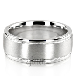 Sturdy Satin Finish Basic Designer Wedding Ring 