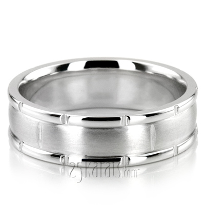 Rolex Style Handcrafted Wedding Ring 