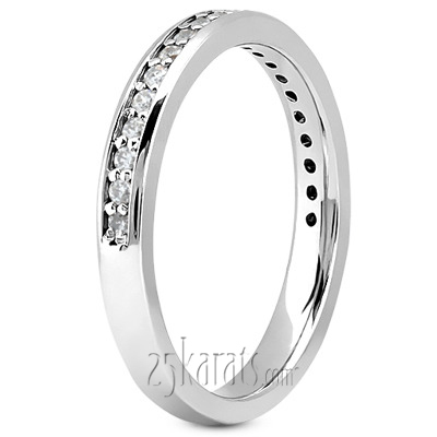 Bead Set Diamond Anniversary Band (0.21 ct. tw.) thumbnail 2