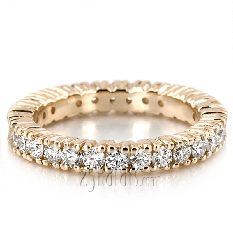 1.50 ct.  Diamond Eternity Wedding Band - view 5