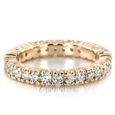 1.50 ct.  Diamond Eternity Wedding Band thumbnail 5