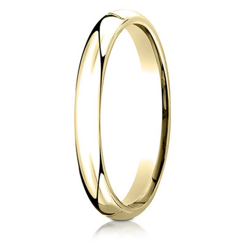 Benchmark Light Dome Comfort Fit Wedding Band - main view