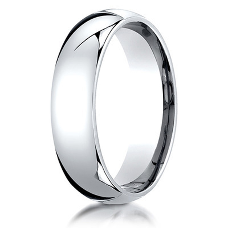 Benchmark Light Dome Comfort Fit Wedding Band - view 7