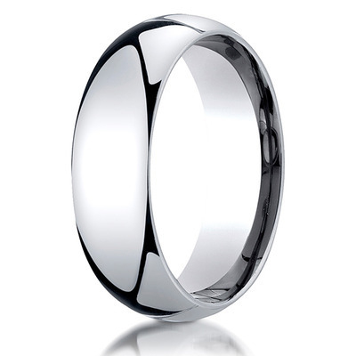 Benchmark Light Dome Comfort Fit Wedding Band - view 9