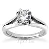 By-pass Prong Head Solitaire Engagement Ring (for 2.00ct)