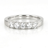 0.25ct 5 Stone Shared Prong Ladies' Diamond Band