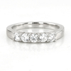 0.75ct Five Stone Shared Prong Women's Diamond Ring