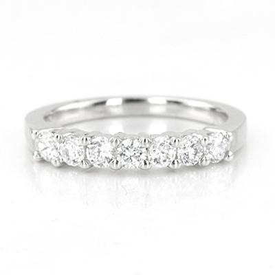 0.70ct Lovely 7 Stone Shared Prong Diamond Band