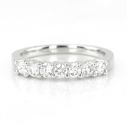 0.70ct Lovely 7 Stone Shared Prong Diamond Band