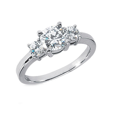 Classic Basket Diamond Engagement Ring (0.30ct. tw.) - view 1