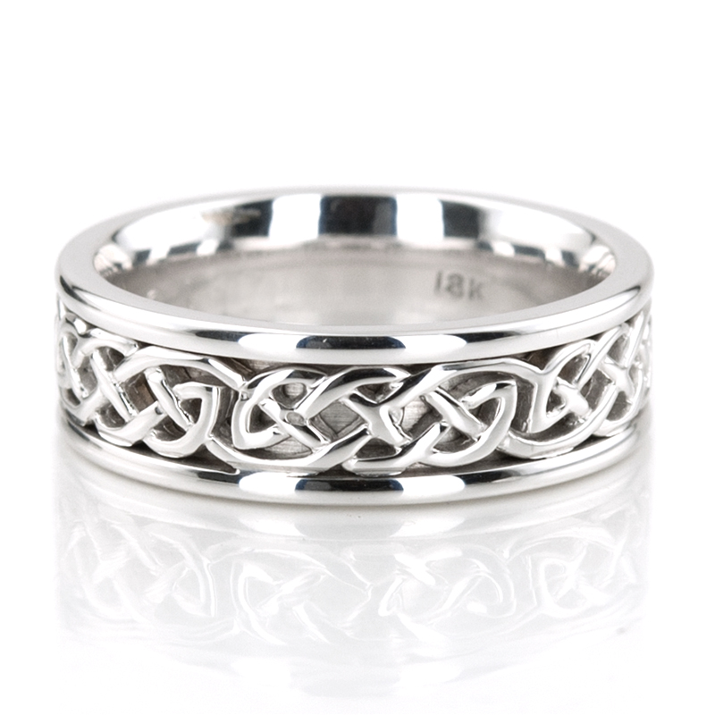 Knotwork Celtic Wedding Ring