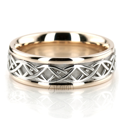 Fine Handmade Celtic Wedding Ring 