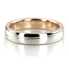 Color Duo Contemporary Wedding Band thumbnail 1