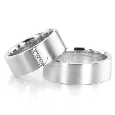Channel Set Diamond Wedding Ring Set