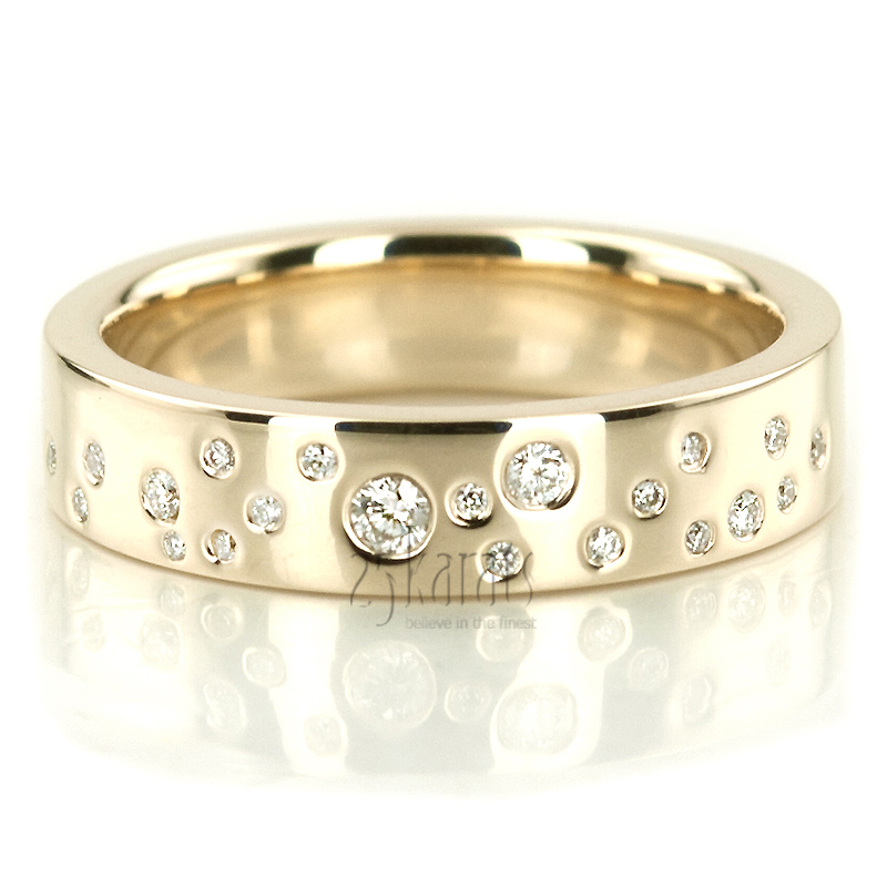 Bright Lights Woman Diamond Wedding Band