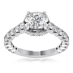 U Prong Diamond Engagement Ring (0.69ct)