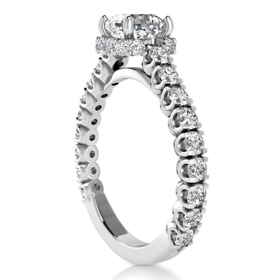 U Prong Diamond Engagement Ring (0.69ct) thumbnail 2